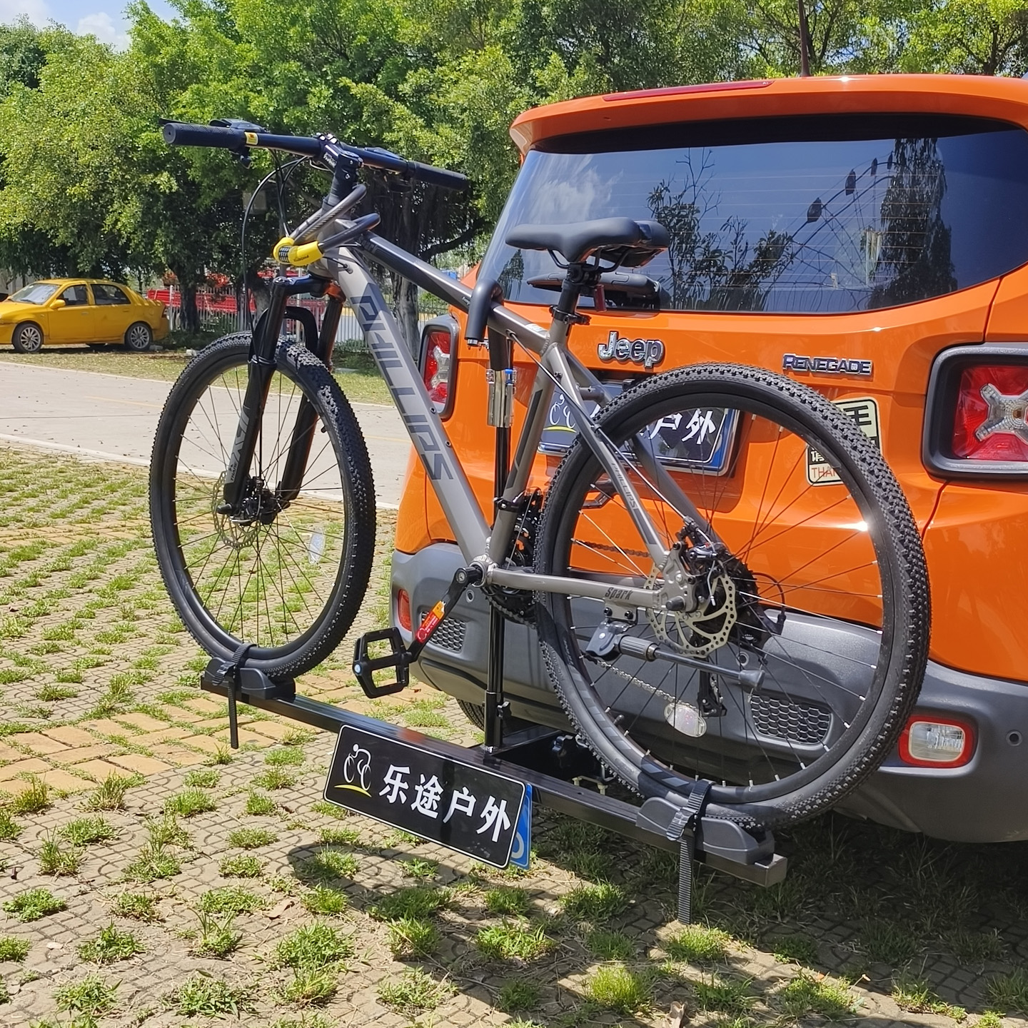 汽车便携拖挂山地自行车公路车架