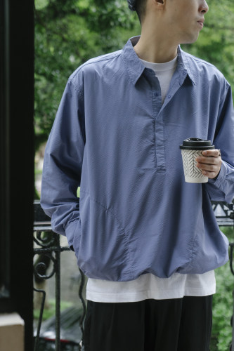 速干翻领春季活力质感条纹衬衫