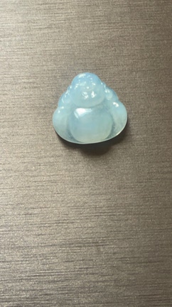天然A货翡翠冰种佛公吊坠