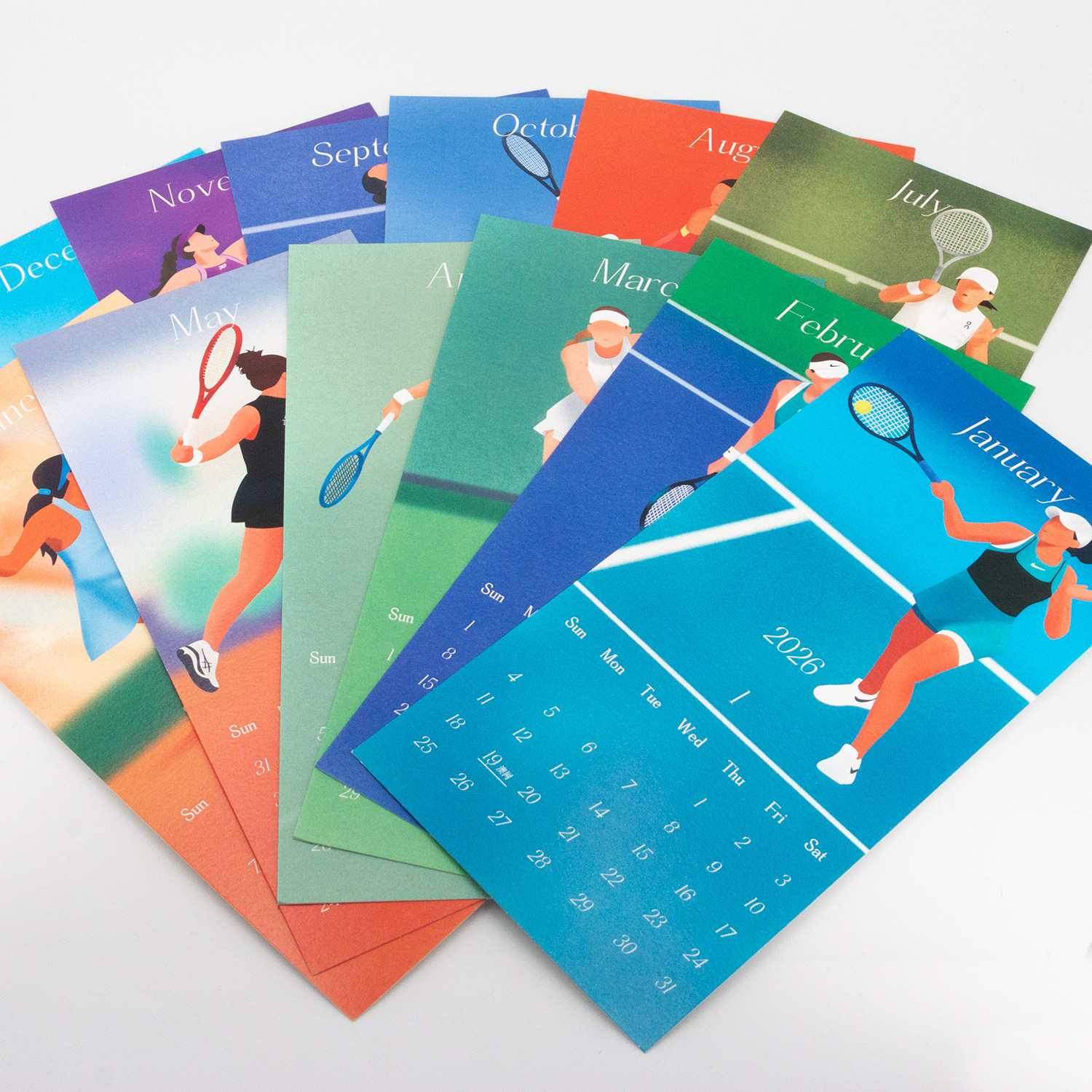 WTA 2026年台历日历 蛋宝宝台历 创意生日礼物收藏