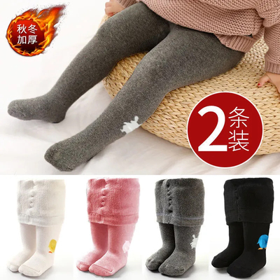 宝宝打底裤秋冬加厚加绒外穿