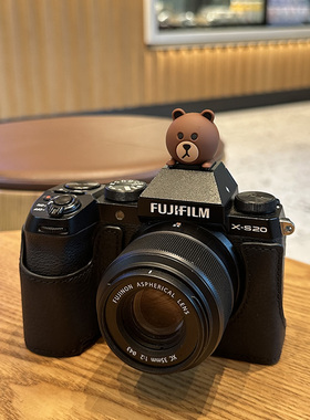 相机热靴保护盖可爱创意小熊适用富士XT30佳能R50索尼A7C2尼康Z30