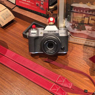 风尚恩久适用富士XT50热靴盖快门按钮佳能R50R10斜跨背带相机卡通