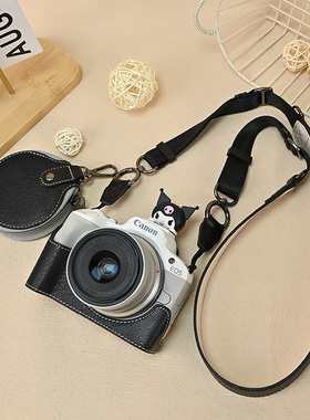 佳能R50相机包R10相机保护套r100壳200Dm50皮套微单斜跨配件适用