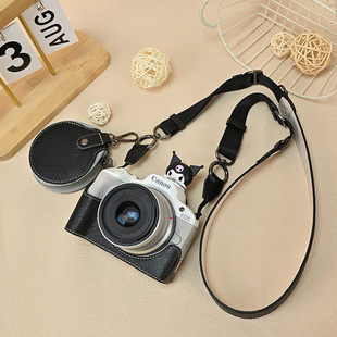 佳能R50相机包R10相机保护套r100壳200Dm50皮套微单斜跨配件适用