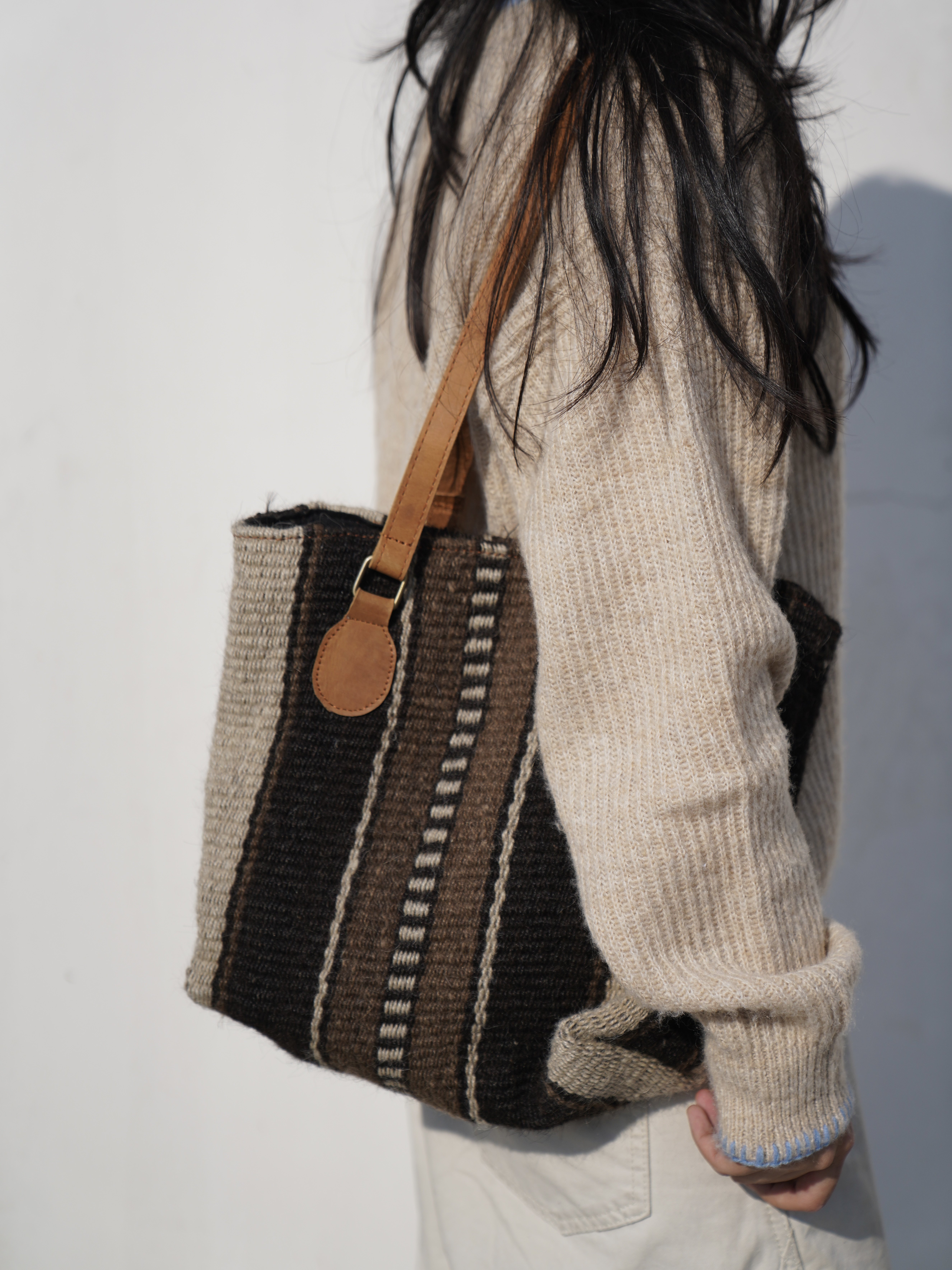 Mustang藏区手工制作牦牛毛材质原创设计单肩托特包,个性定制/设计服务/DIY,包包定制,淘宝优惠券,粉丝福利购,淘宝优惠卷