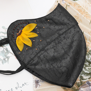 香云纱【手工】防晒口罩护眼角透气面罩防尘防风沙桑蚕丝真丝面纱