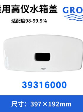 适用高仪GROHE马桶坐便器39316000老式陶瓷水箱盖子397×192mm