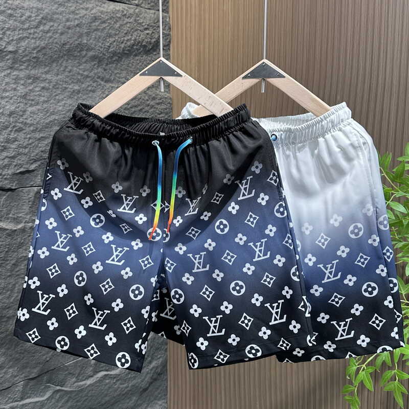 加肥加大胖哥超特大码250斤宽松沙滩运动速干五分裤肥佬中短裤男