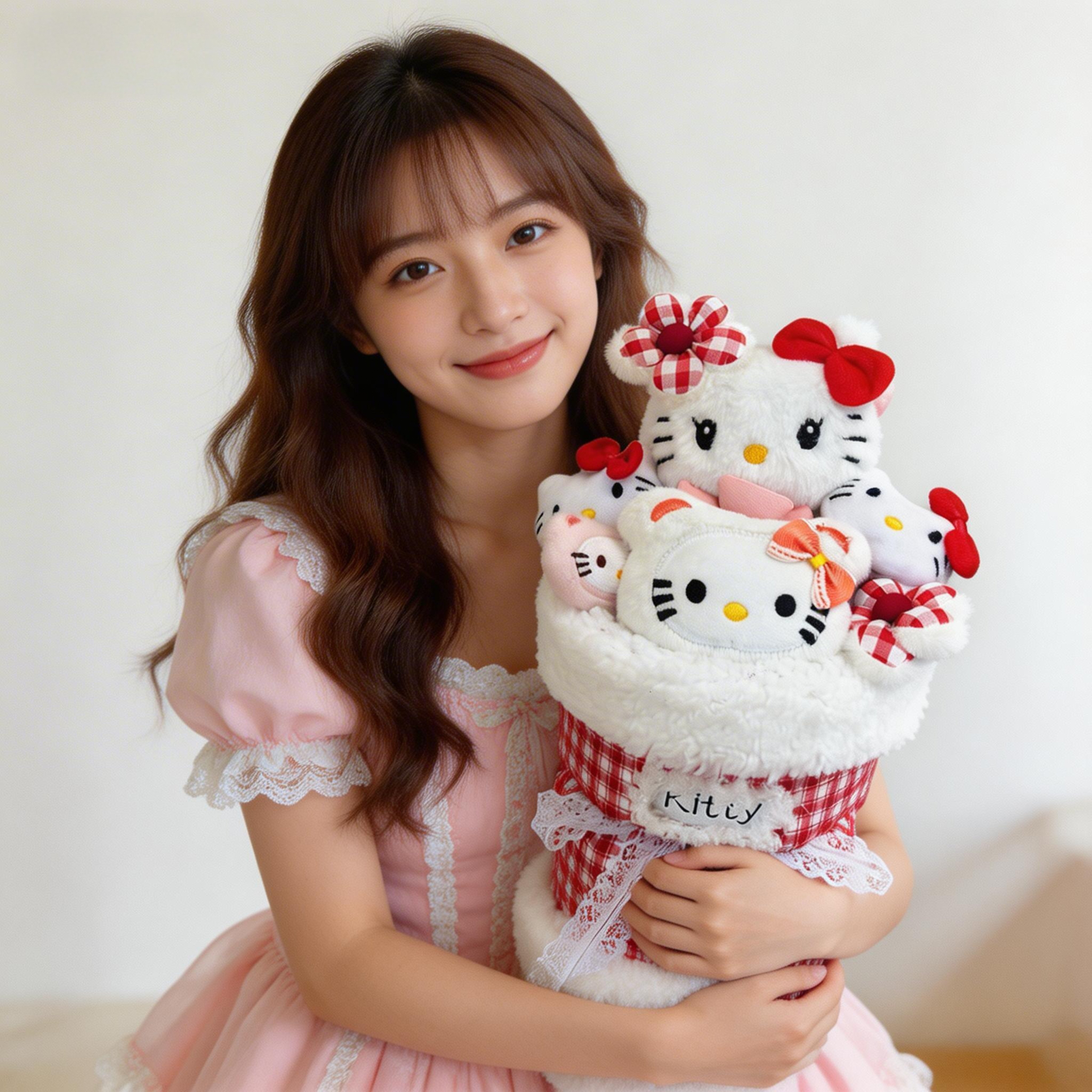 hellokitty凯蒂猫卡通玩偶公仔花束生日礼物送女友女生教师节礼盒图片