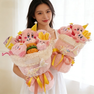 星之卡比露比公仔卡通玩偶花束生日礼物送女友闺蜜女生小孩惊喜礼