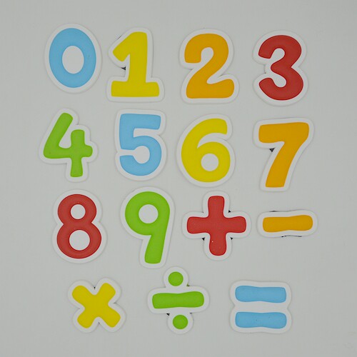 一套包邮 早教白板磁铁 卡通数字加减法冰箱贴 创意磁贴