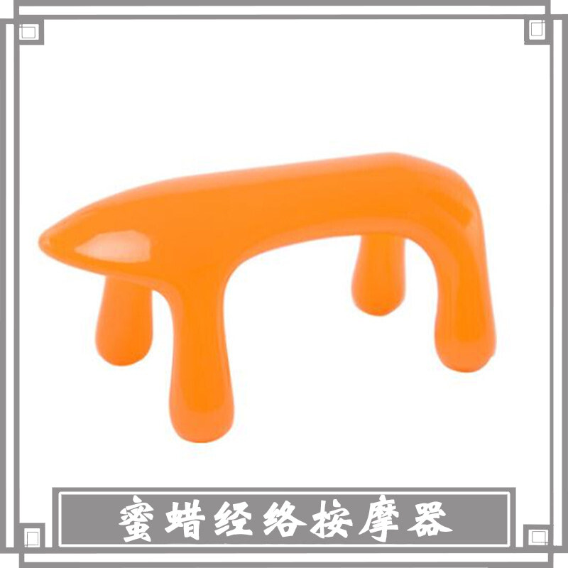 蜜蜡按摩狗黄色蜜腊狗经络动力虎 穴位手动按摩器全身按摩工具