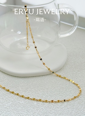 高级感轻奢锁骨链毛衣链秋冬配饰