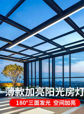 玻璃阳光房防虫耐高温长条灯