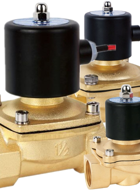 常闭电磁阀220V水阀24V气阀2W250-25 2W350-35 2W400-40 2W500-i.