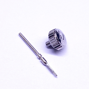 罗西尼50019原装 调时把杆轴银色表冠细齿50020 把头原厂防水把