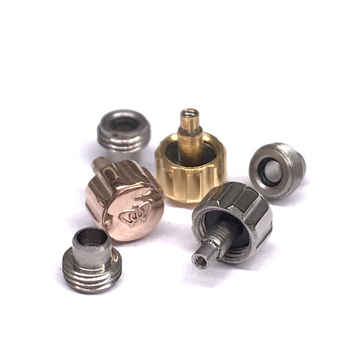 天王精钢表冠锁把防水原装正品