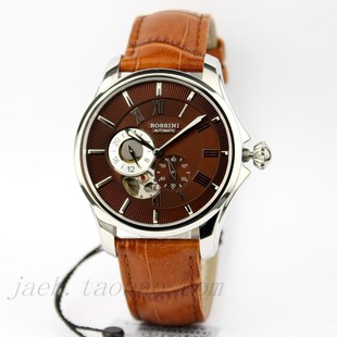 手表男士 商务全自动机械表 罗西尼5523防水5523W07D真皮带男式