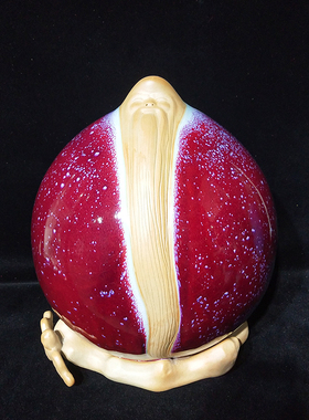 钧瓷祝福中式客厅窑变陶瓷贺寿