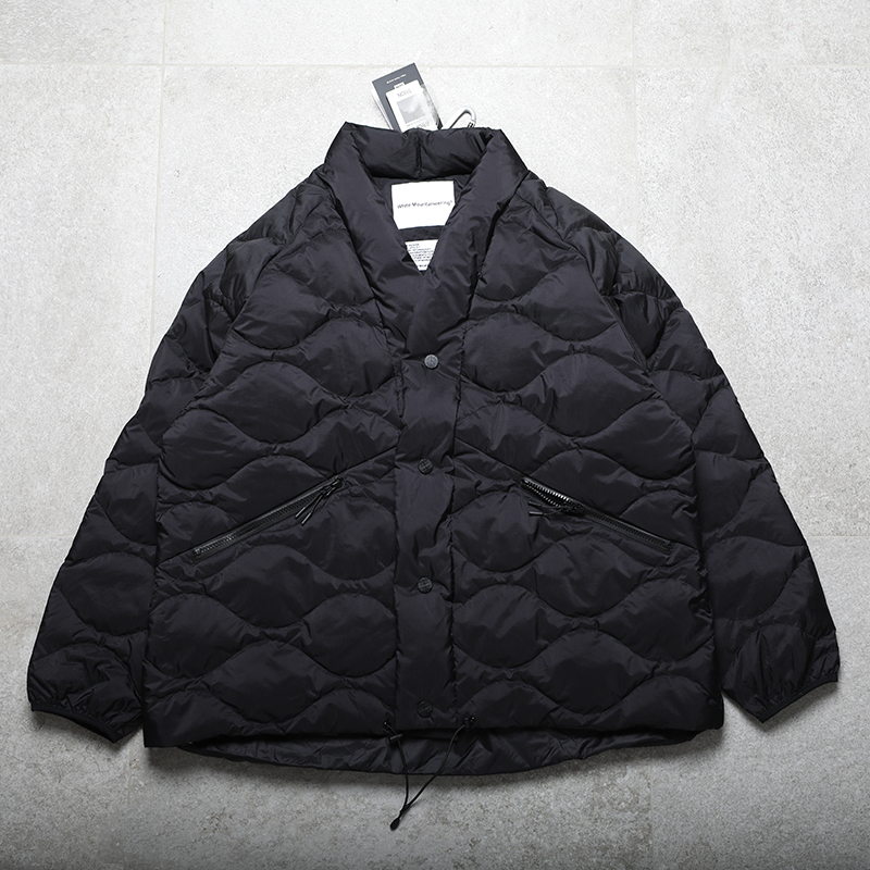 thumbnail for In Stock White Mountaineering X Taion down White Mountain Daoqiao Wave Pattern down Jacket