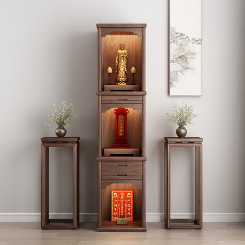 喜善福品牌实木佛龛包邮到家