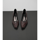 小众设计感轻复古上班通勤女鞋 Fermina浅口方头高跟鞋 女细跟单鞋