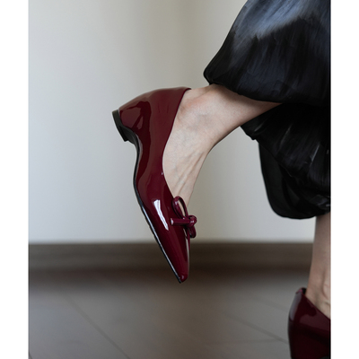 Fermina尖头蝴蝶结通勤单鞋