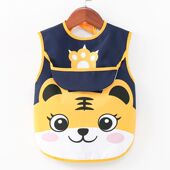 宝宝吃饭围兜防水防脏免洗儿童罩衣男女婴儿饭兜小孩无袖 围裙 夏季