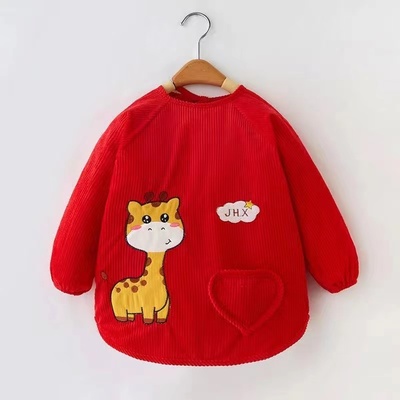 洋气宝宝罩衣儿童反穿长袖围裙