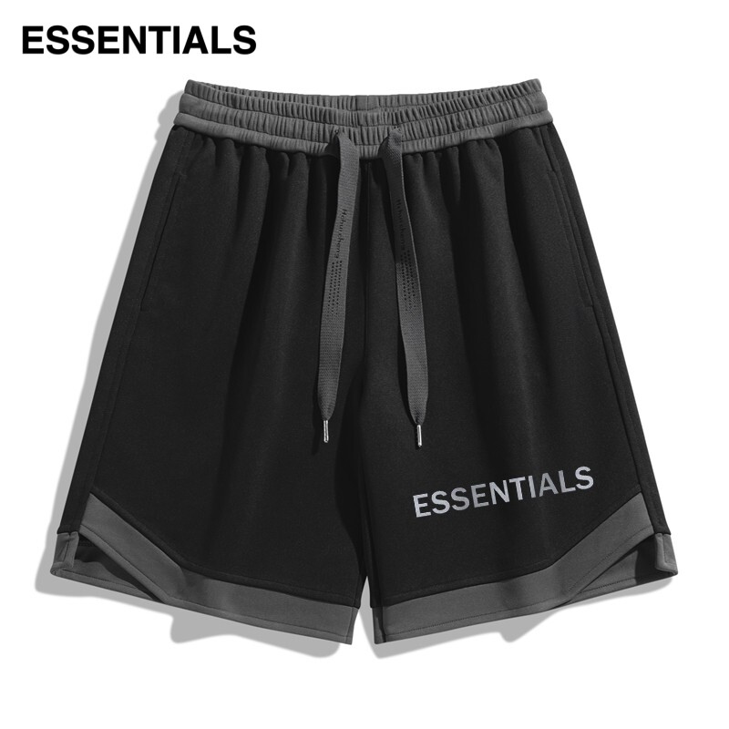 ESSENTIALS官网卫裤短裤FOG美式高街潮牌运动五分裤男2024夏季