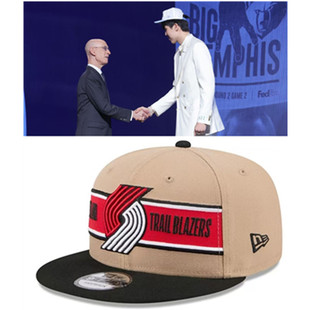 NBA正品波特兰开拓者杨瀚森篮球帽子利拉德同款鸭舌棒球帽球迷