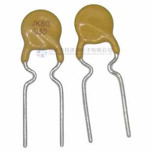 030 PPTC直插自恢复保险丝60V JK60 300mA DIP2热敏电阻 0.3A