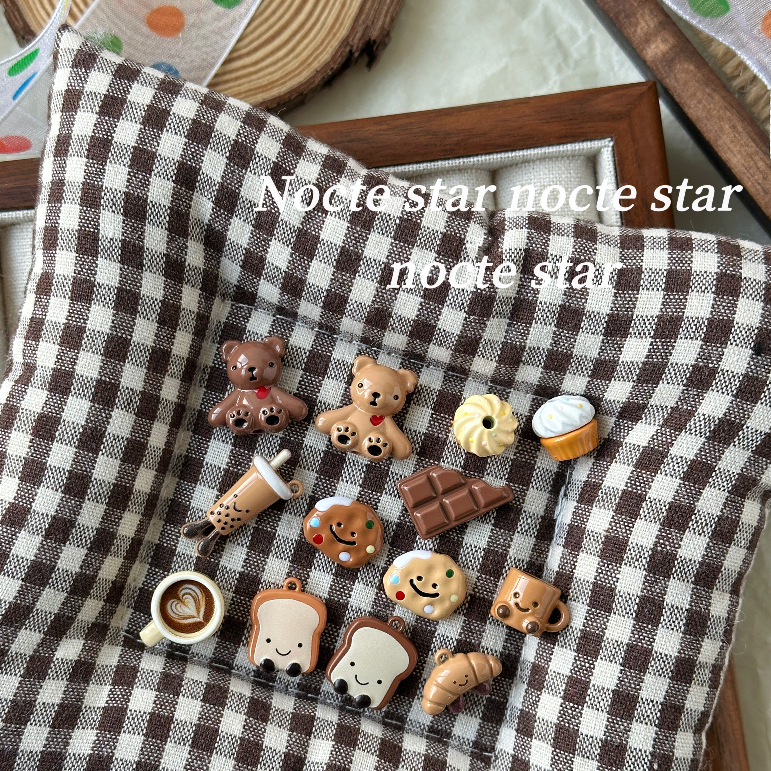 合金卡通小熊面包奶茶吊坠 diy手工串珠手链手机链配饰散珠材料,饰品/流行首饰/时尚饰品新,其他DIY饰品配件,淘宝优惠券,粉丝福利购,淘宝优惠卷