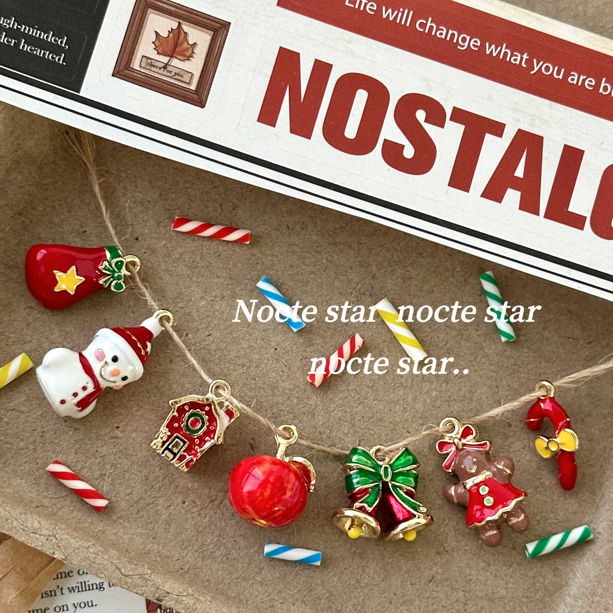 合金吊孔圣诞系列吊坠 diy手工串珠手链项链手机链配饰散珠材料