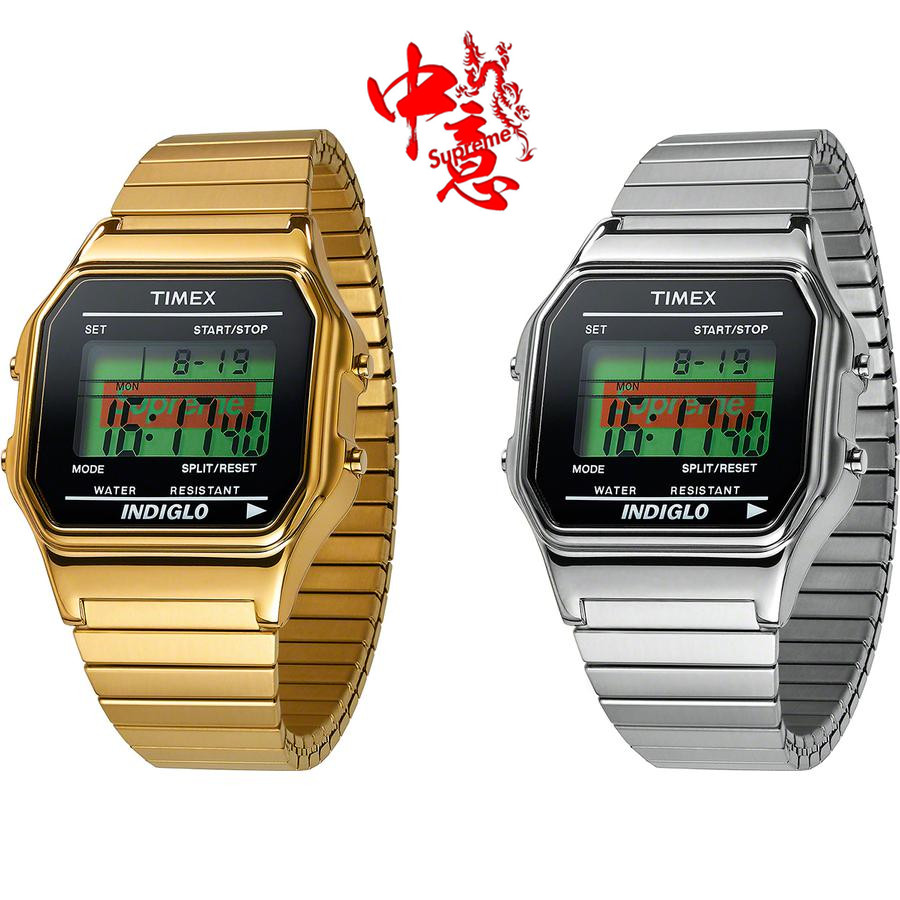 天美时联名复古金属手表