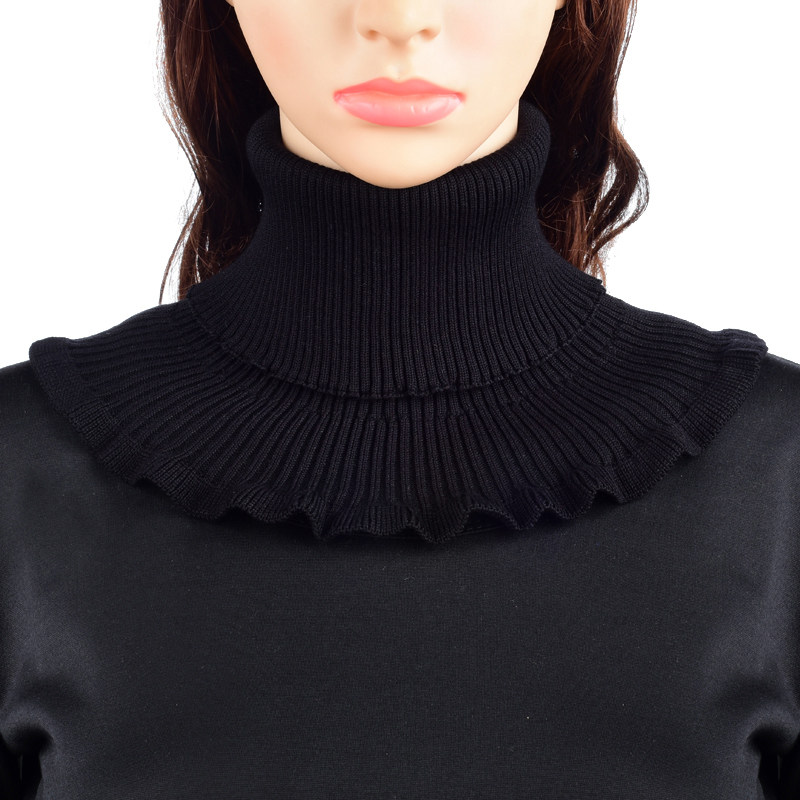 秋冬羊绒保暖弹性围脖假领子装饰时尚套头女式高领毛线针织脖套|msdalam kategori Aksesori/Belt kulit/Hat/Muffler, Muffler/tudung/selendang - dari Buy2taobao.com untuk memberikan perkhidmatan ejen Taobao profesional membeli