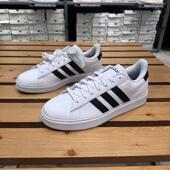 小白鞋 运动鞋 男女鞋 阿迪达斯板鞋 2024夏季 新款 低帮休闲鞋 GW9195