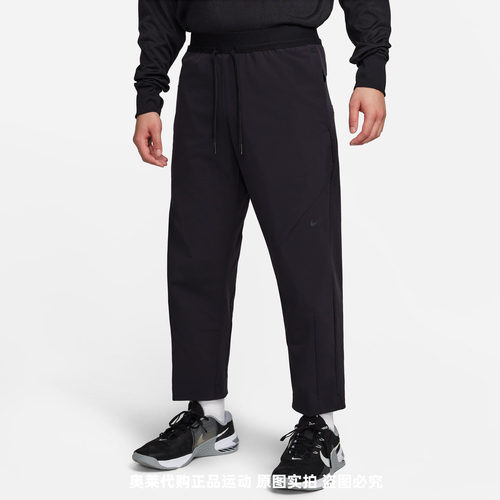 NIKE耐克男子工装裤梭织宽松透气运动训练直筒长裤FN3015-010-222