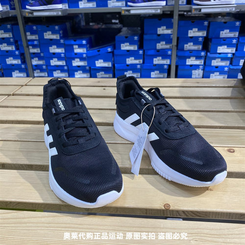 Adidas/阿迪达斯LITE RACER REBOLD男子运动休闲耐磨跑步鞋GW2396