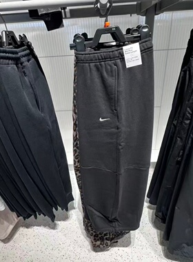 NIKE耐克女裤25秋冬新款宽松加绒保暖运动休闲直筒长裤IM7475-010