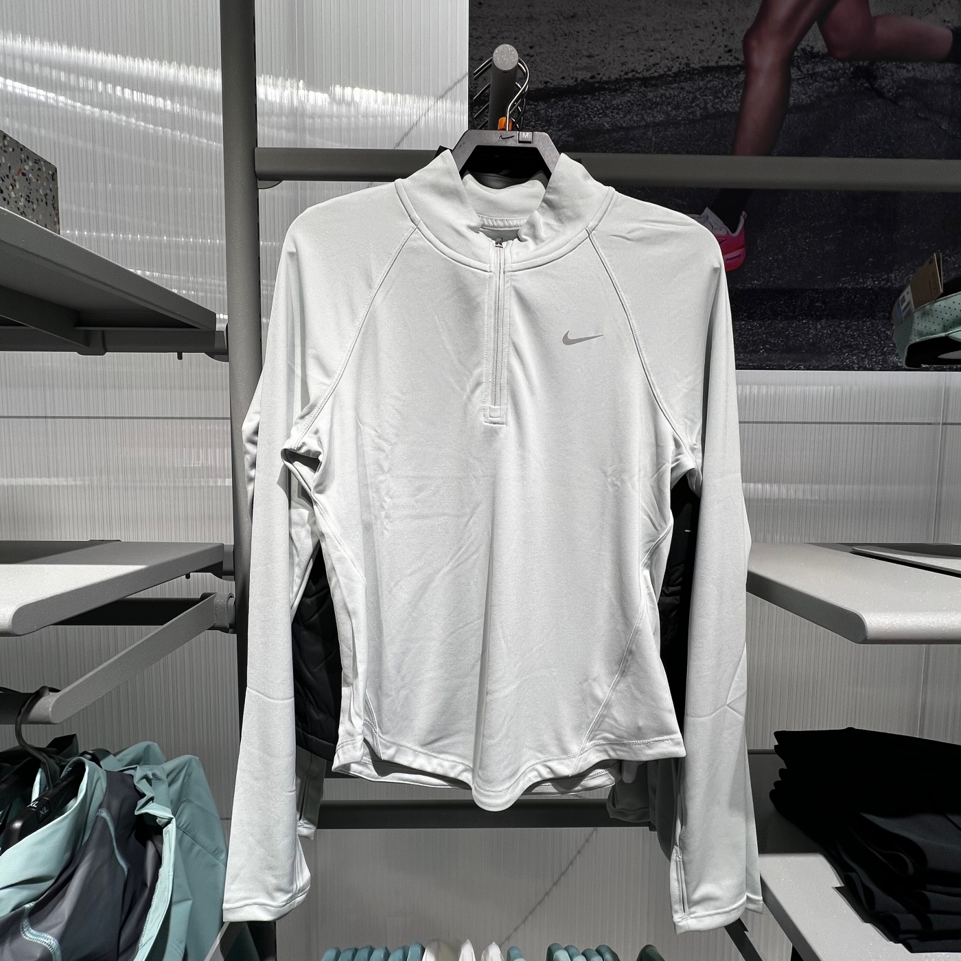 NIKE耐克女子25秋冬新款跑步运动休闲半拉链长袖T恤 HV2843-034