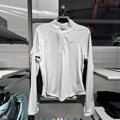 NIKE耐克女子25秋冬新款跑步运动休闲半拉链长袖T恤 HV2843-034