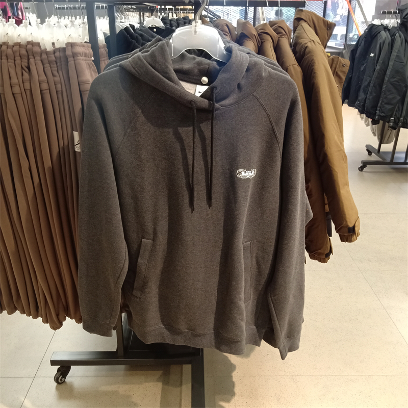 正品Nike/耐克加绒男子卫衣詹姆斯篮球连帽套头衫外套 DQ6130-032