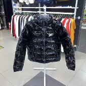 新款 耐克女子冬季 漆皮亮面休闲运动保暖棉服外套FQ3575 Nike 正品