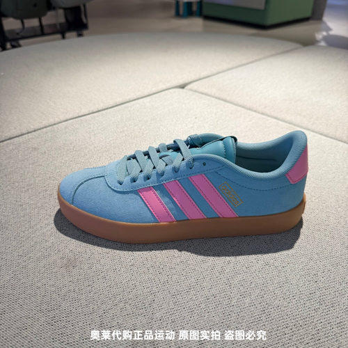 Adidas阿迪达斯T头鞋板鞋VL COURT 3.0女子运动休闲德训鞋 IH6518