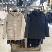 IV7553 正品 保暖运动休闲羽绒服 阿迪达斯男子冬款 IV7554 Adidas