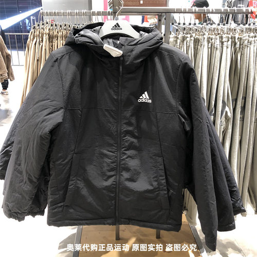 保暖连帽棉服Adidas/阿迪达斯