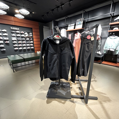 正品Nike/耐克女子秋季新款连帽复古外套保暖针织夹克 FB8339-010