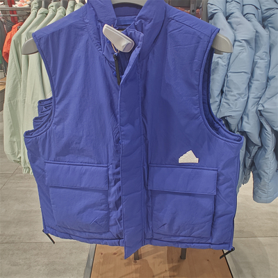 正品Adidas/阿迪达斯三叶草运动休闲女子宽松棉马甲背心 HM2903